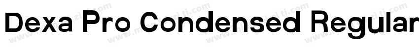 Dexa Pro Condensed Regular字体转换